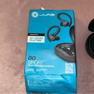 JLAB Go Sport Wireless Earbuds new in box 35+ hours of playtime